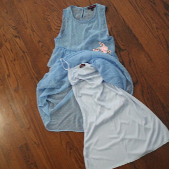 SLEEVELESS SUMMER DRESS GIRLS SZ 16 LORD&TAYLOR - Picture 1 of 8